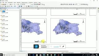 map with multiple data frames in ArcGIS