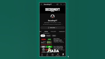 Secrets to YouTube Growth: @Algrow & @decodingyt