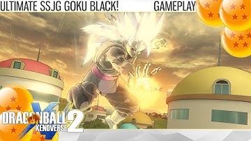 (2K) Dragon Ball Xenoverse 2 - Ultimate Super Saiyan God Goku Black FULL MOVESET! (Gameplay)