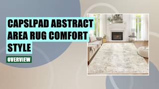 Capslpad 5x7 Abstract Area Rug Review – Soft, Non-Slip & Washable! screenshot 5