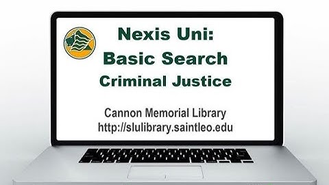 Nexis Uni Basic Search