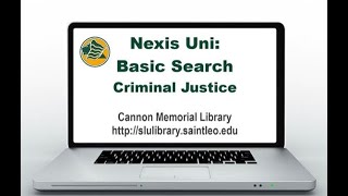 Nexis Uni Basic Search