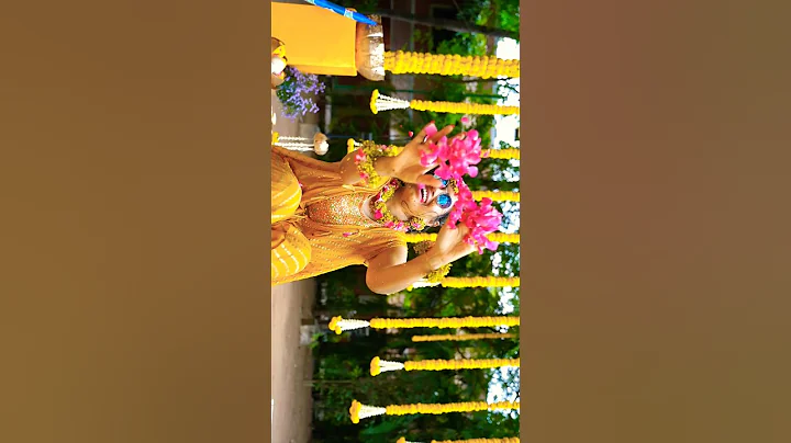 Haldi Vibes 💛 #bride #bridetobe #haldi #haldiceremony #prewedding #shots #wedding #reels  #funny