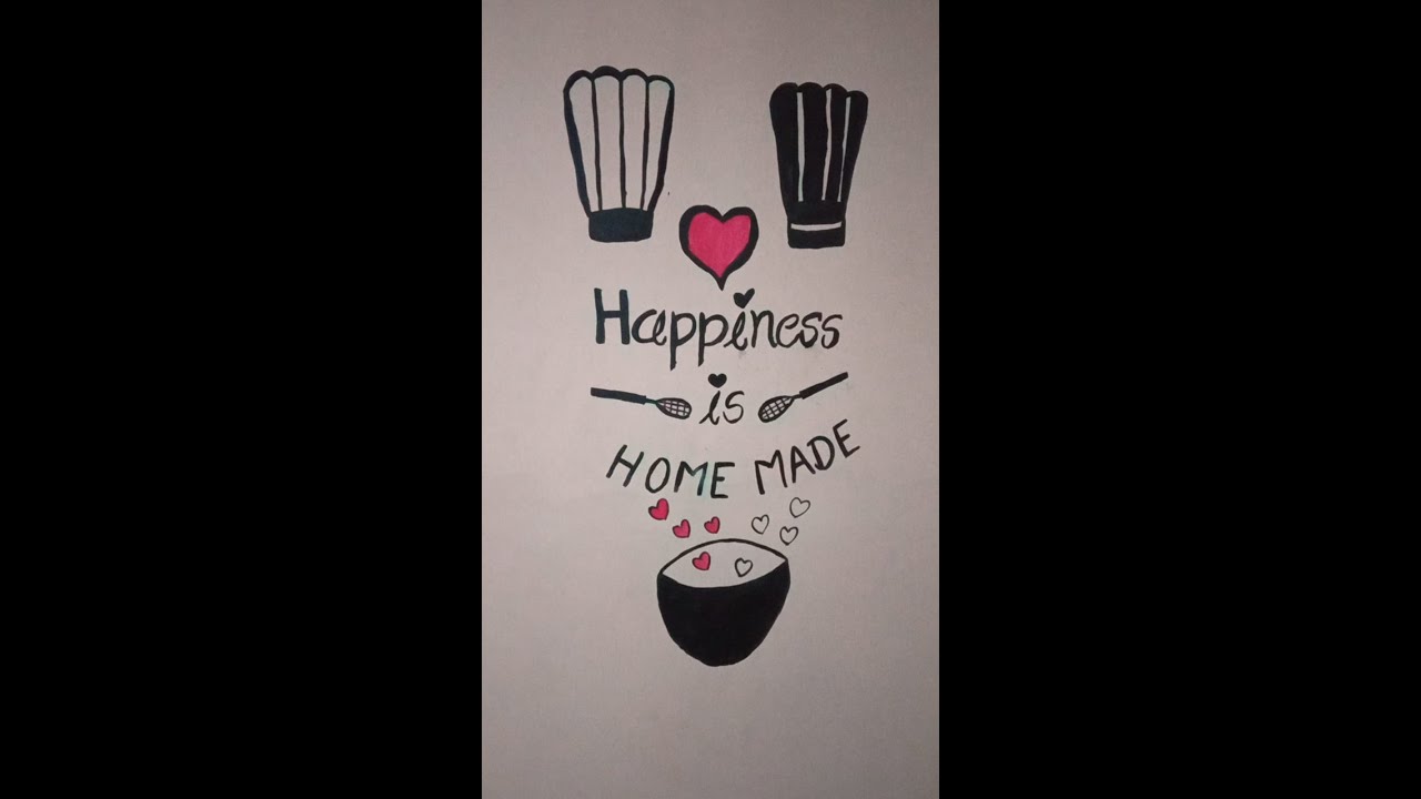 DIY Wall Painting |Kitchen Wall Painting Ideas Using Acrylic Colours