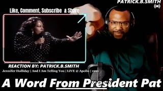 Jennifer Holliday | And I Am Telling You | LIVE @ Apollo | 1991 | REACTION VIDEO