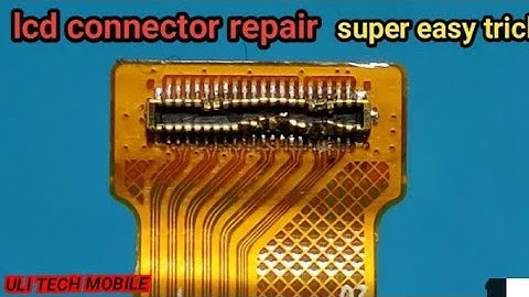 replacing LCD connector using a soldering iron | NEW TRICK #lcdrepair #screenrepair #mobilerepair