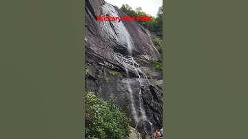 View of Hickory Nut Falls. #travel #nature #fyp #shorts #viral #short #shortvideo #shortsvideo