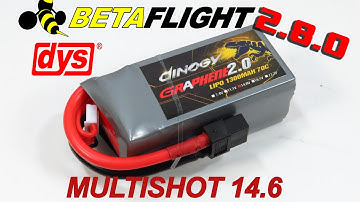 QAV210 - BetaFlight 2.8.0 w/ Blheli 14.6 MS & Dinogy Graphene