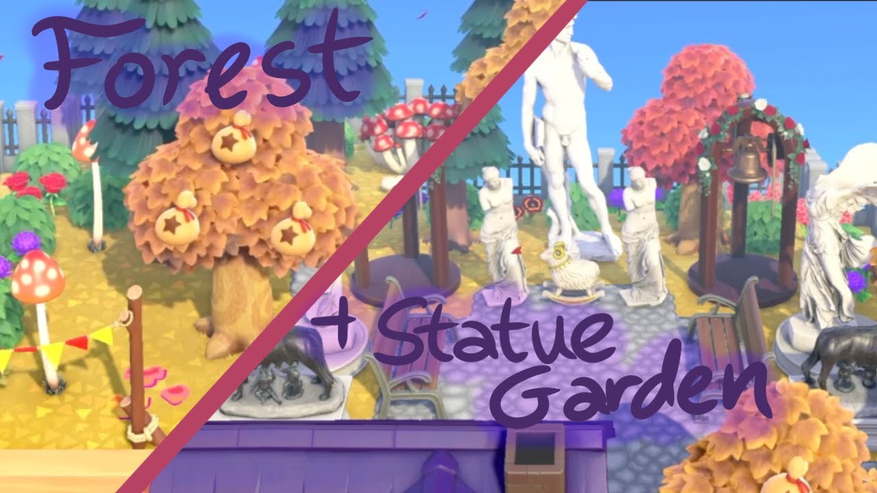 Осенний лес и сад статуй | ACNH | Гавот | KNG
