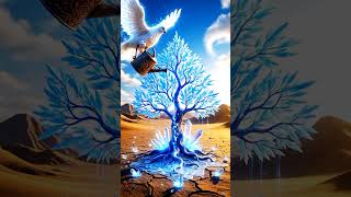 White Dove of Light 🌿 Symbol of Hope, Renewal & Life Rising from the Desert