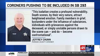 ‘We’re alone on death calls’: Morgan County Coroner seeks legal protections in SB 293 ‘We’re alone on death calls’: Morgan County Coroner seeks legal protections in SB 293