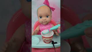 ASMR ￼feeding ￼robotic￼ luvabella baby #shorts￼