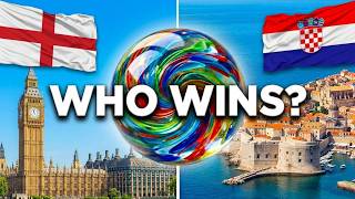 England vs Croatia — Marble Race Predicts World Cup 2026 Winner!  ! 🏴󠁧󠁢󠁥󠁮󠁧󠁿🇭🇷