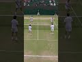 If you can’t beat them, join them 🤝 #Shorts #Tennis #Wimbledon