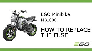 EGO MB1000_How To Replace The Fuse
