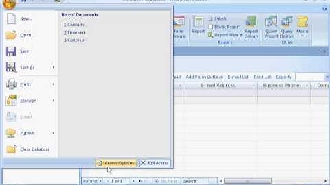 Access 2007: Get up to speed