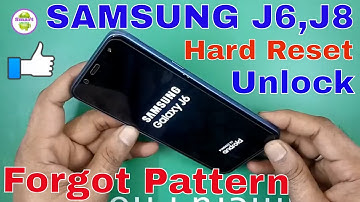 Hard Reset SAMSUNG GALAXY J6 Pattern UNLOCK J8 Fingerprint Lock