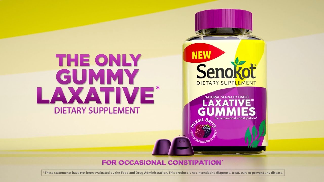 Senokot Gummy Laxatives Commercial YouTube