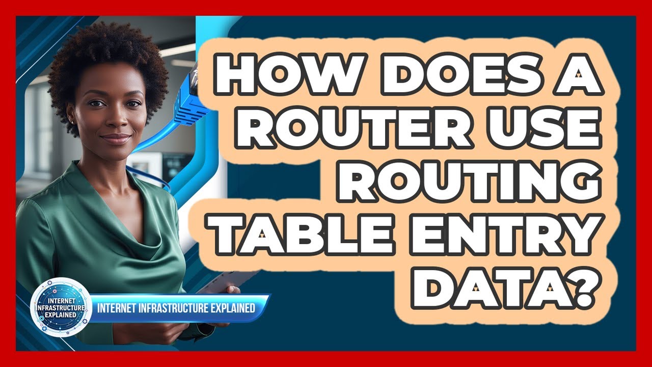 How Does a Router Use Routing Table Entry Data? - YouTube