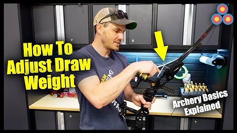 How to Adjust Draw Weight on Your Bow | Archery Basics Explained