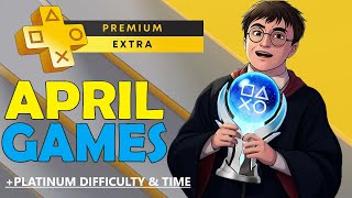 Playstation Plus Extra & Premium Games April 2025 - All Games + Platinum Difficulty & Time News