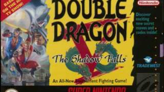 5 Double Dragon V The Shadow Falls (SNES): Dragon Dojo Interior