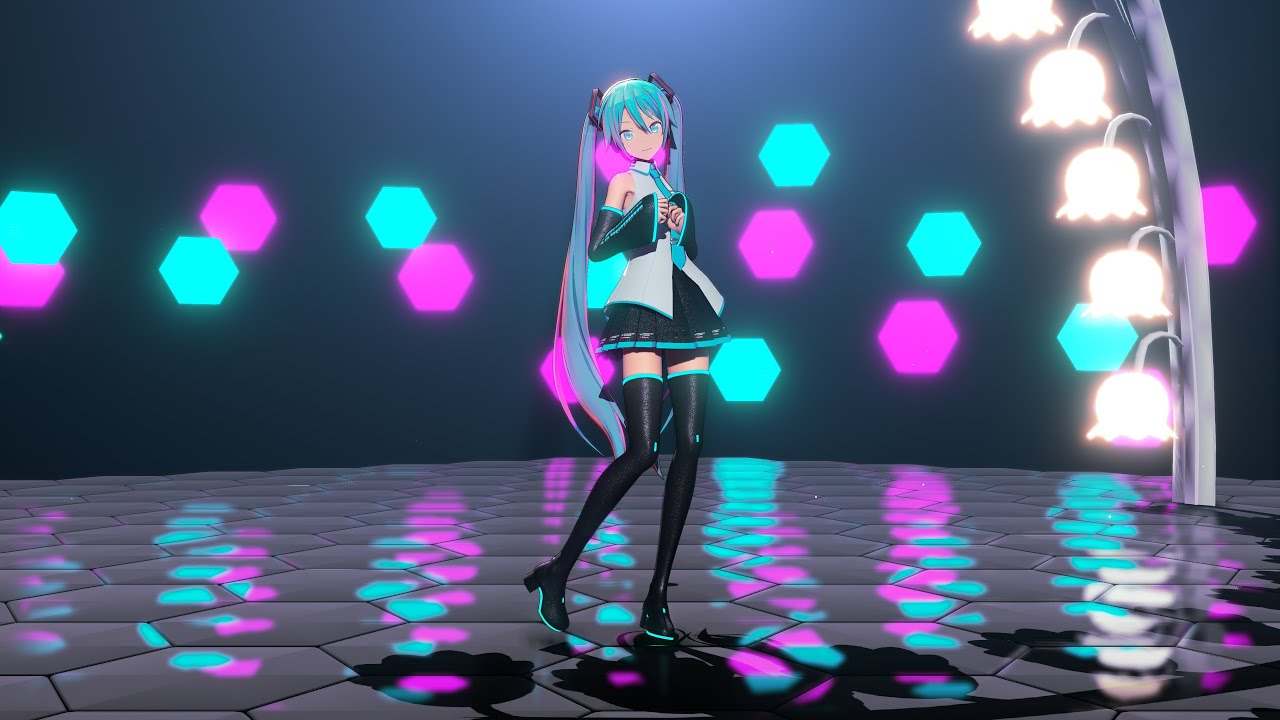 【4KMMD】メルト【REM式プロセカ風初音ミク】