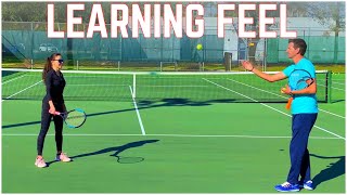 Teaching Anna How to Play With Feel | Tennis Lesson screenshot 4