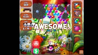 Panda Pop Level 669 NO BOOSTERS WALKTHROUGH