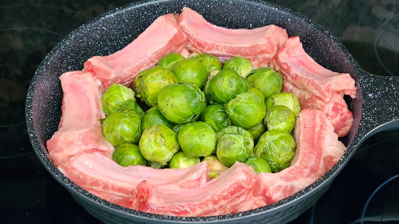 A new recipe for soup with Brussels sprouts and ribs that just melt in