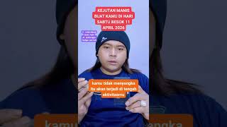 Kejutan manis buat kamu di hari sabtu besok 11 April 2026