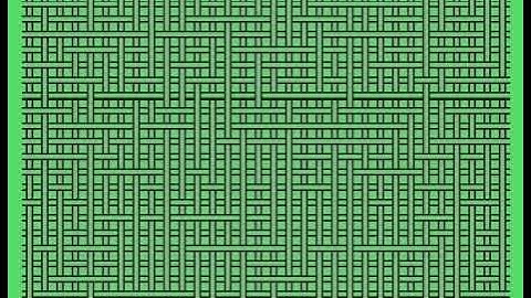 TI-99/4A Threaded Pattern v2 (TI BASIC)