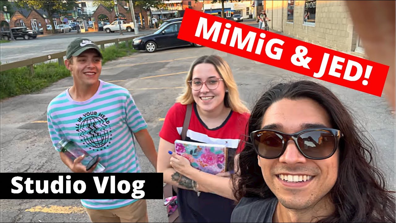 MiMiG & JED! Studio Vlog