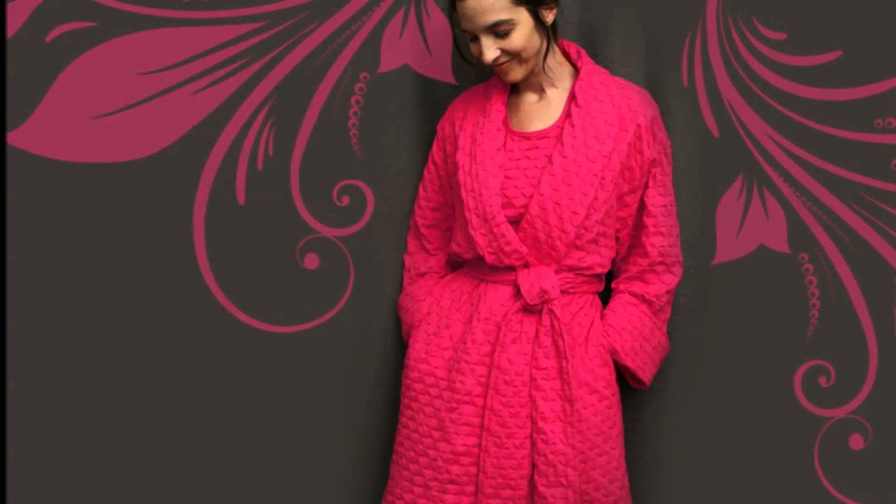Simple Pleasures Sleepwear look book hot pink cherry - YouTube