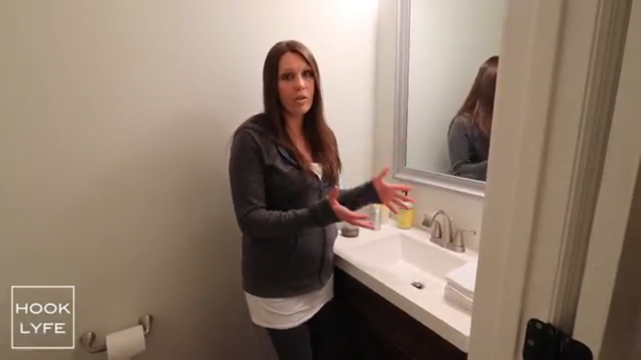 Parent Hack How to keep bathroom hand towels dry YouTube