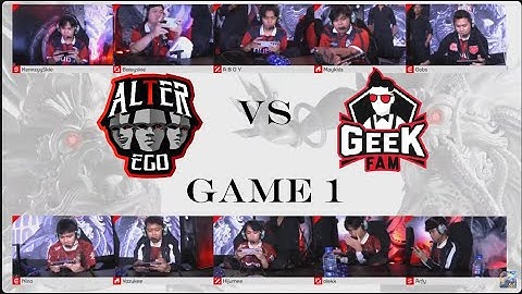 Geek Fam VS Alter Ego - Game 1 - MPL ID S16 W4 D2