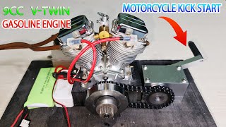 Upgrade Motorcycle Kick Start for 9cc V-Twin Engine Model