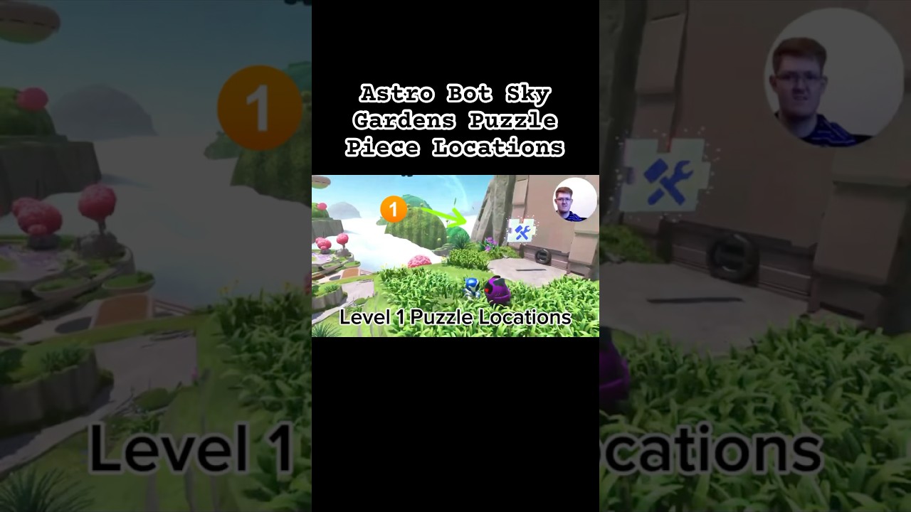 Astrobot:  Sky Gardens Puzzle Piece Locations