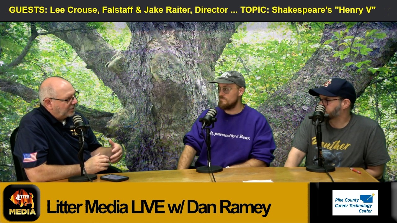 #LiiterMediaLIVE - Special Edition:  Shakespeare on the Mountain. See "Henry the V" for FREE 8/16/26