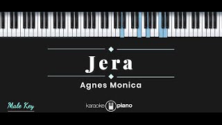 Jera - Agnes Monica (KARAOKE PIANO - MALE KEY)