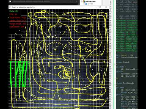 QuadTree subdivision checking for SFML C++