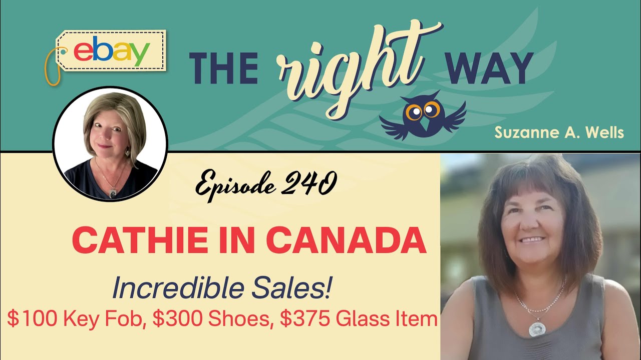 eBay Seller Chat w/ Cathie in Canada: Crazy Sales - $100 Keychain, $300 Shoes, $385 Glass Thing 😳