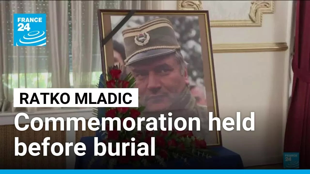 Commemoration held for late Bosnian Serb war criminal Ratko Mladic • FRANCE 24 English