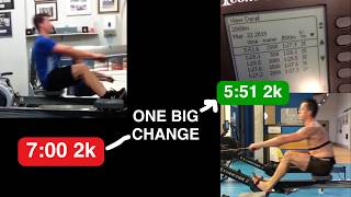 What I changed to go from a 7 minute 2k to 5:51