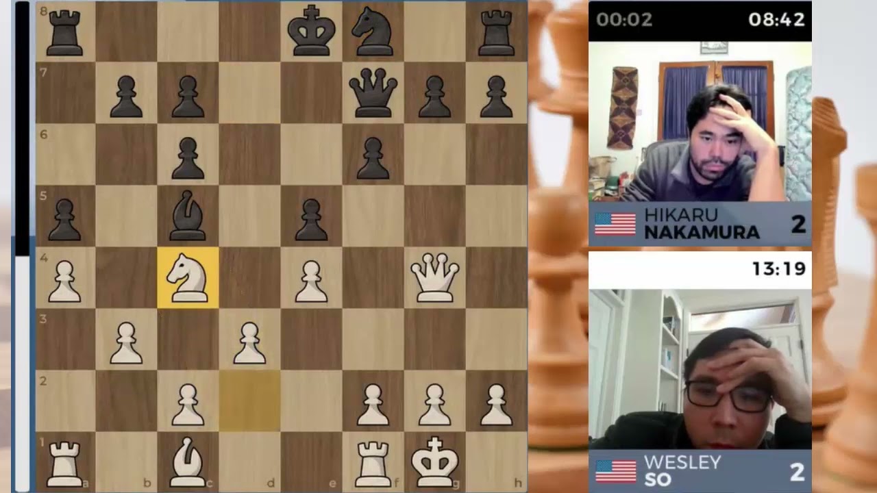 Nakamura sets up Carlsen rematch in Airthings Masters final