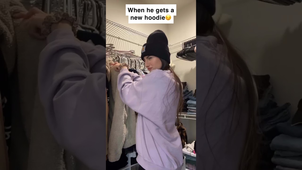 When he gets a new hoodie 😏  | Amani & Israel 