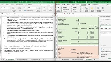 AQ2022 AAT Level 3 MATS Spreadsheets  MATST Chapter 3 Activities data