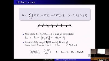 Many-body localization and emergent dimerization in disordered quantum systems - Andre P. Vieira