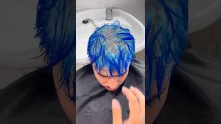 صبغ شعر غريب ??? barber explore haircut hair hairstyle قصات_شعر barbershop silver