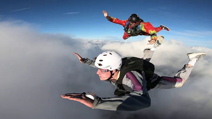 AFF Category C1 Skydiving Malfunction Pilot Chute Hesitation - AFF Happens Brandon & Zach Foreman